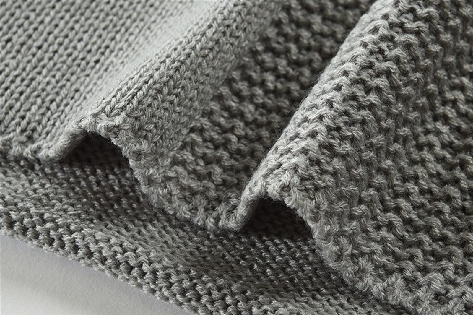 Świąteczny sweter miękki dzianinowy męski sweter sweter z dzianiny kabel sweter stylowy dzianina lekkie swetry pulower wąski sweter dżentelmen na zewnątrz sweter (kolor: Szary, rozmiar: XXXL)