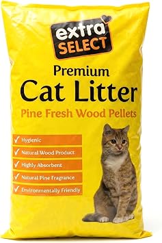 Extra Select Premium Wood Based Cat Litter, 30 L