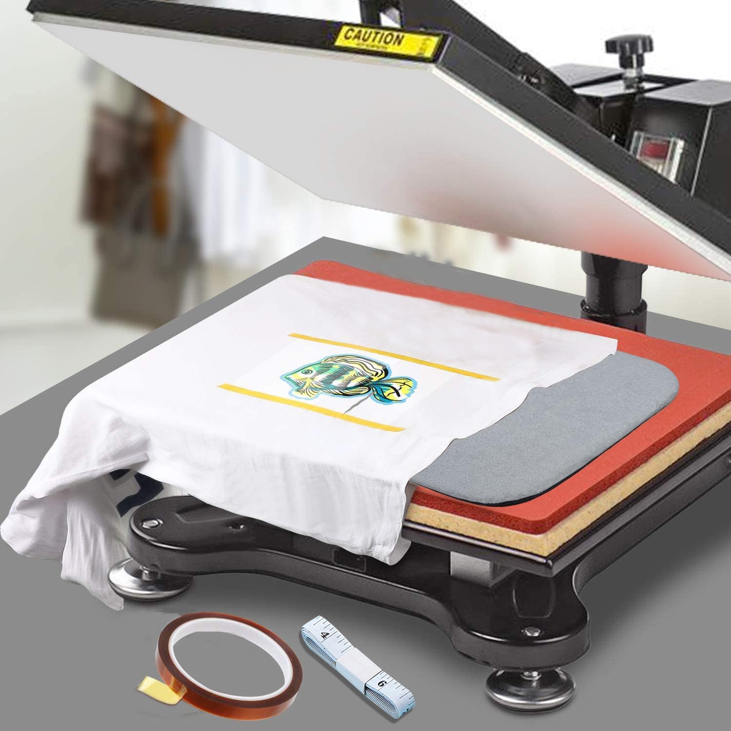 Heat Press Mat, 15x15 inch Both Side Applicable Large Insulation Pad Matt for Cricut Easypress Machine HTV Craft Vinyl Transfer(Grey - 15''x15'' Easy Press Mat)