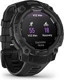 Garmin Instinct 3, AMOLED - Montre GPS connectée et robuste avec un écran AMOLED - Noire avec bracelet noir - Boîtier 45 mm - 4