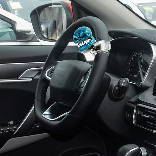 Miniatura 31 de Arenbel Asa de agarre de asistencia de giro, elevador de calavera, volante, perilla suicida para la mayoría de automóviles, camiones, tractores