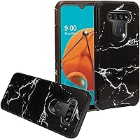 Vista 13 de Para LG K51, LG Reflect (LM-K500) - Funda híbrida de TPU - AC4 Azul