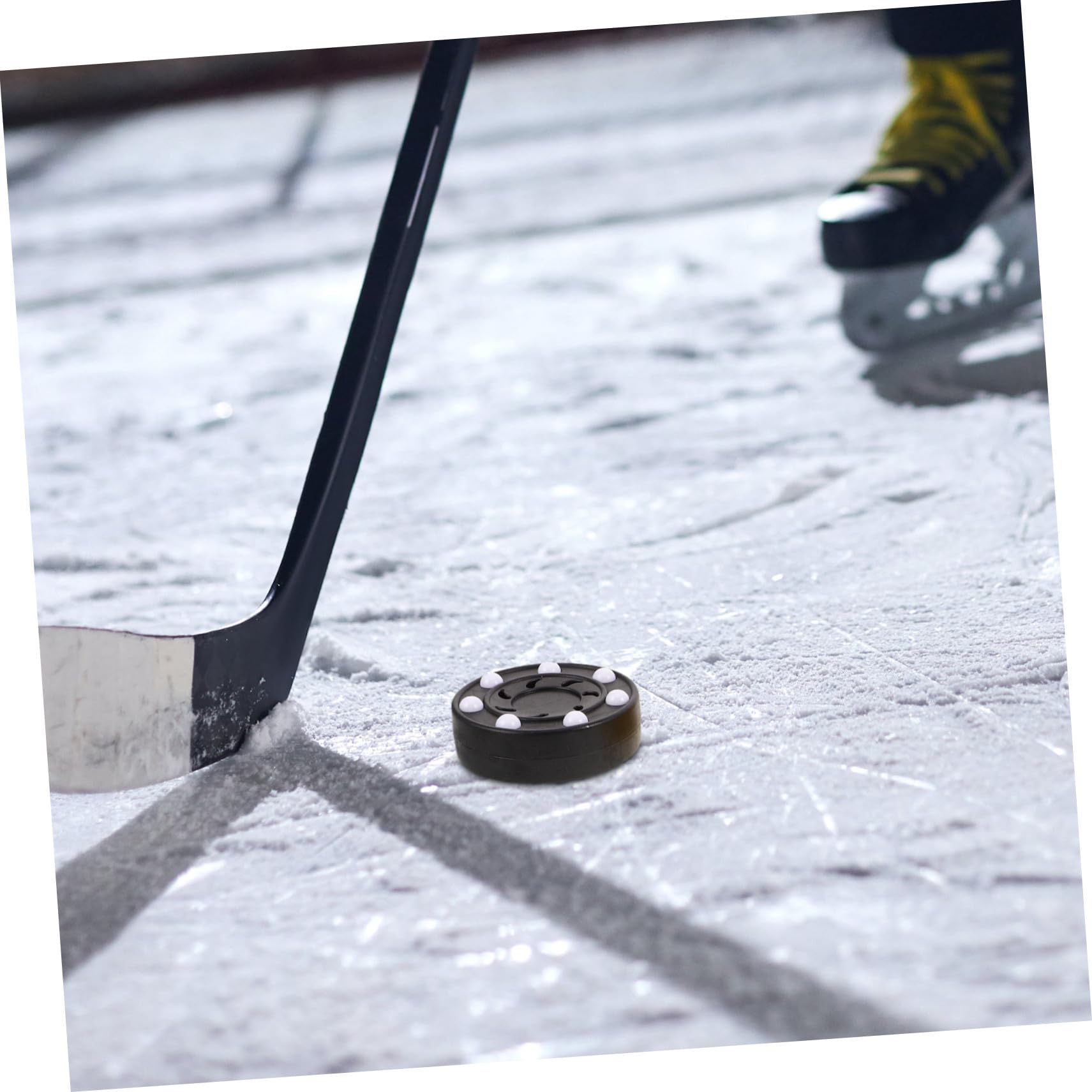 3 Piezas Bolas de Roller Hockey para Entrenamiento y Práctica Fácil de Agarrar Deslizamiento para Interior y Exterior