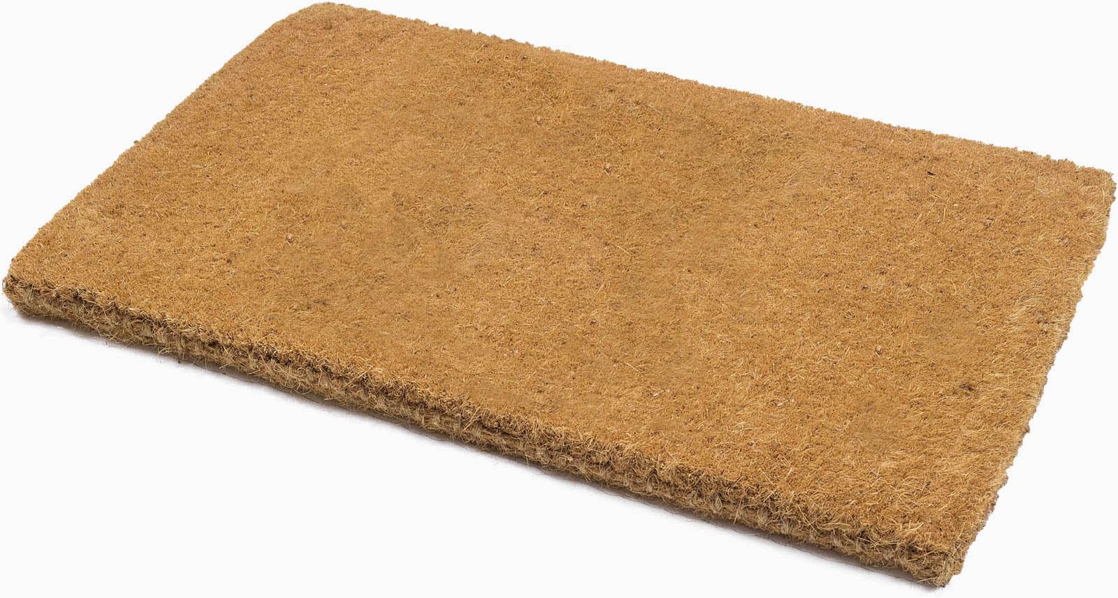 Fab Habitat Floral Extra Thick Doormat - Handwoven, Durable - Natural Coir - Entryway, Front Door, Porch, Patio - Minimalist Natural (18" x 30" Thick)