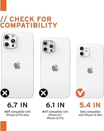 Miniatura 2 de URBAN ARMOR GEAR UAG - Funda protectora para iPhone 12 Mini, pantalla de 5.4 pulgadas, ligera, resistente, a prueba de golpes, delgada y resistente