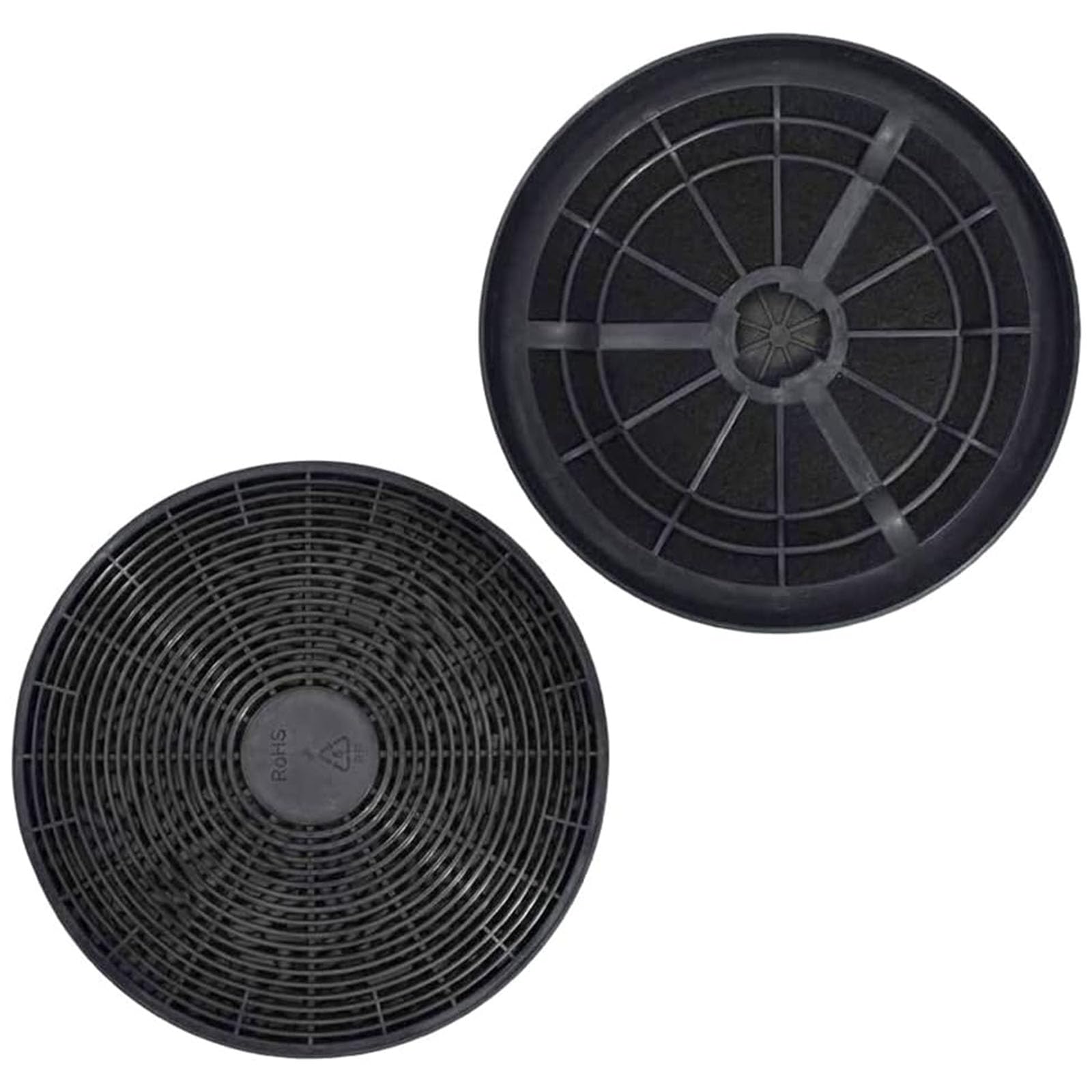 2 x Cooker Hood Activated Carbon Filters Suitable for Respekta, Bomann, PKM (MIZ 0023, KF 561, CF110, DU652 MIZ0023 K606)