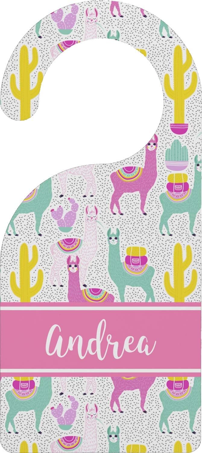 Personalized Llamas Door Hanger
