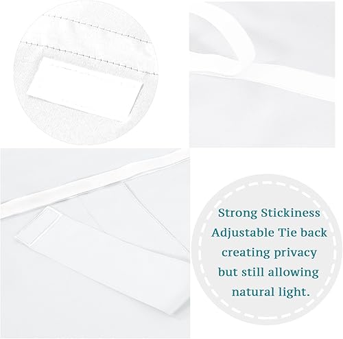 Vista 16 de Flamingo P Tricia - Cortinas opacas para puerta con ventana (26 x 68 pulgadas)