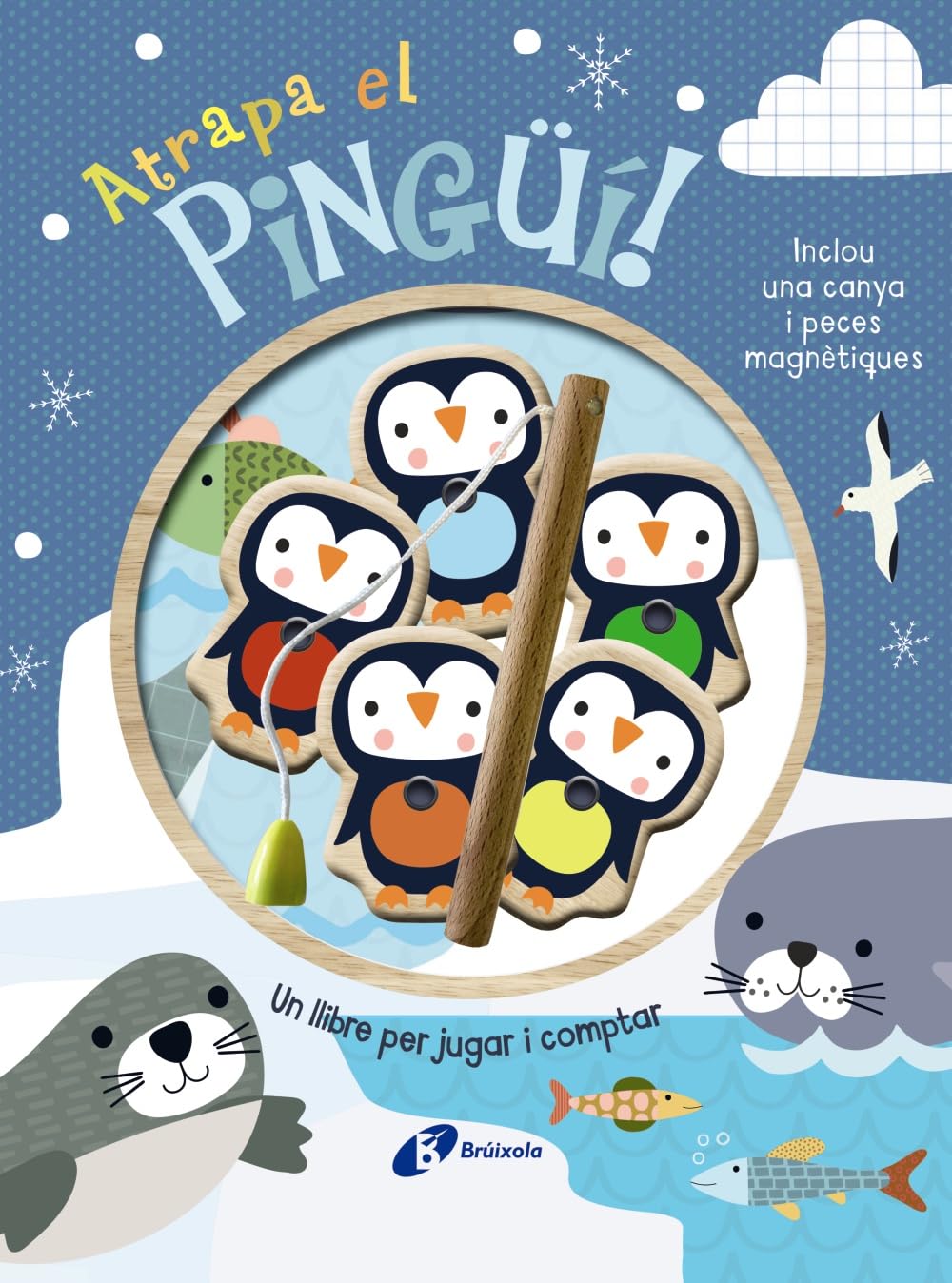 Atrapa el pingüí! Un llibre per jugar i comptar (Catalá - A PARTIR DE 0 ANYS - MANIPULATIUS (LLIBRES PER TOCAR I JUGAR), POP-UPS - Altres llibres)