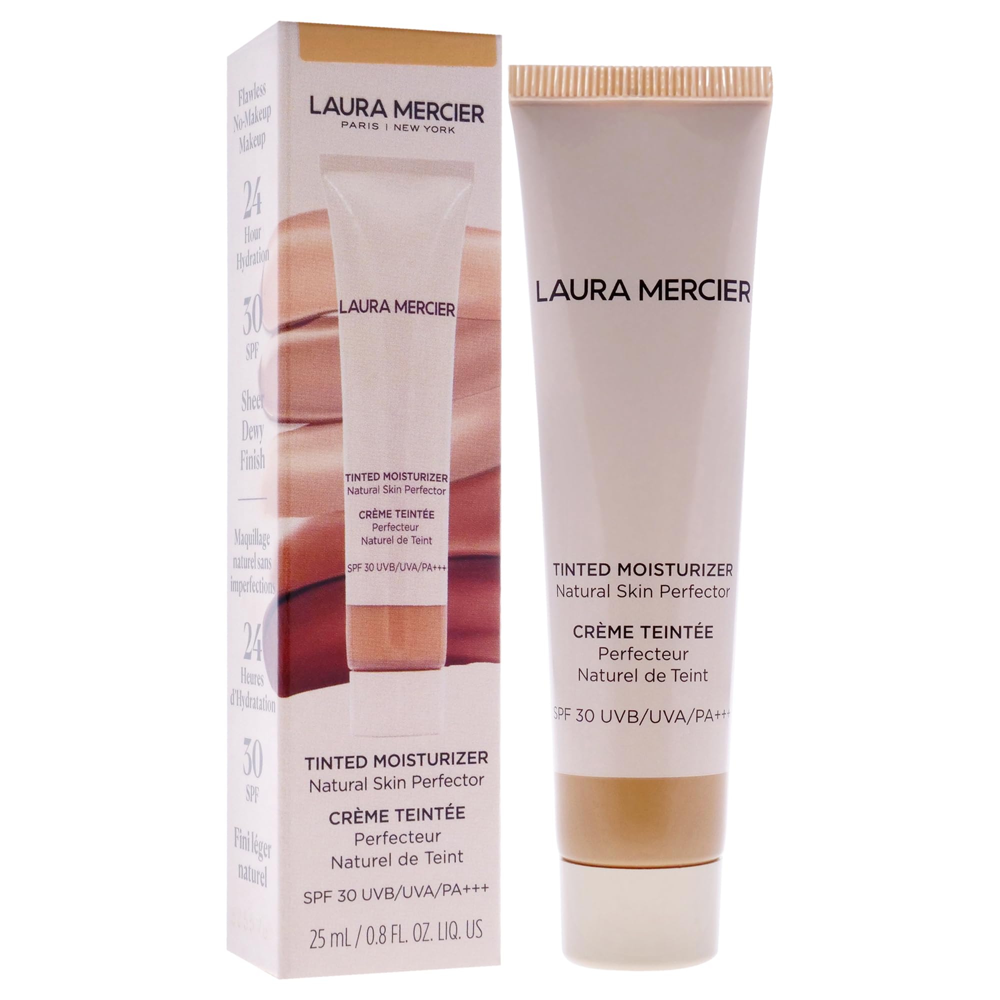Tinted Moisturizer Natural Skin Perfector Mini SPF 30-4N1 Wheat by Laura Mercier for Women - 0.8 oz Foundation - Image 3