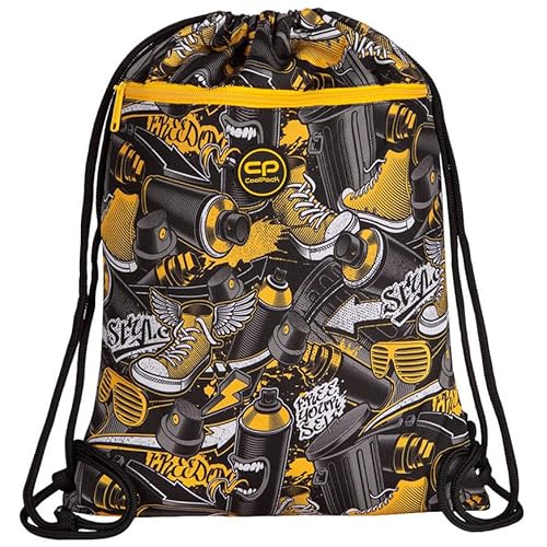 Coolpack E70574, Mochila de cuerda VERT JUST SPRAY, Multicolor