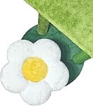 33Inch Arbre de chat fleuri avec poste de craquage de chat et grande plate-forme pour les chats d'intérieur adapté aux petits et grands chats vert