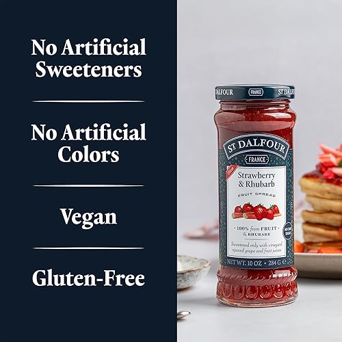 Vista 161 de St. Dalfour Fig Royale - Crema para untar de frutas, 100 % de frutas, sin ingredientes artificiales, sin OMG, sin azúcar de caña, totalmente