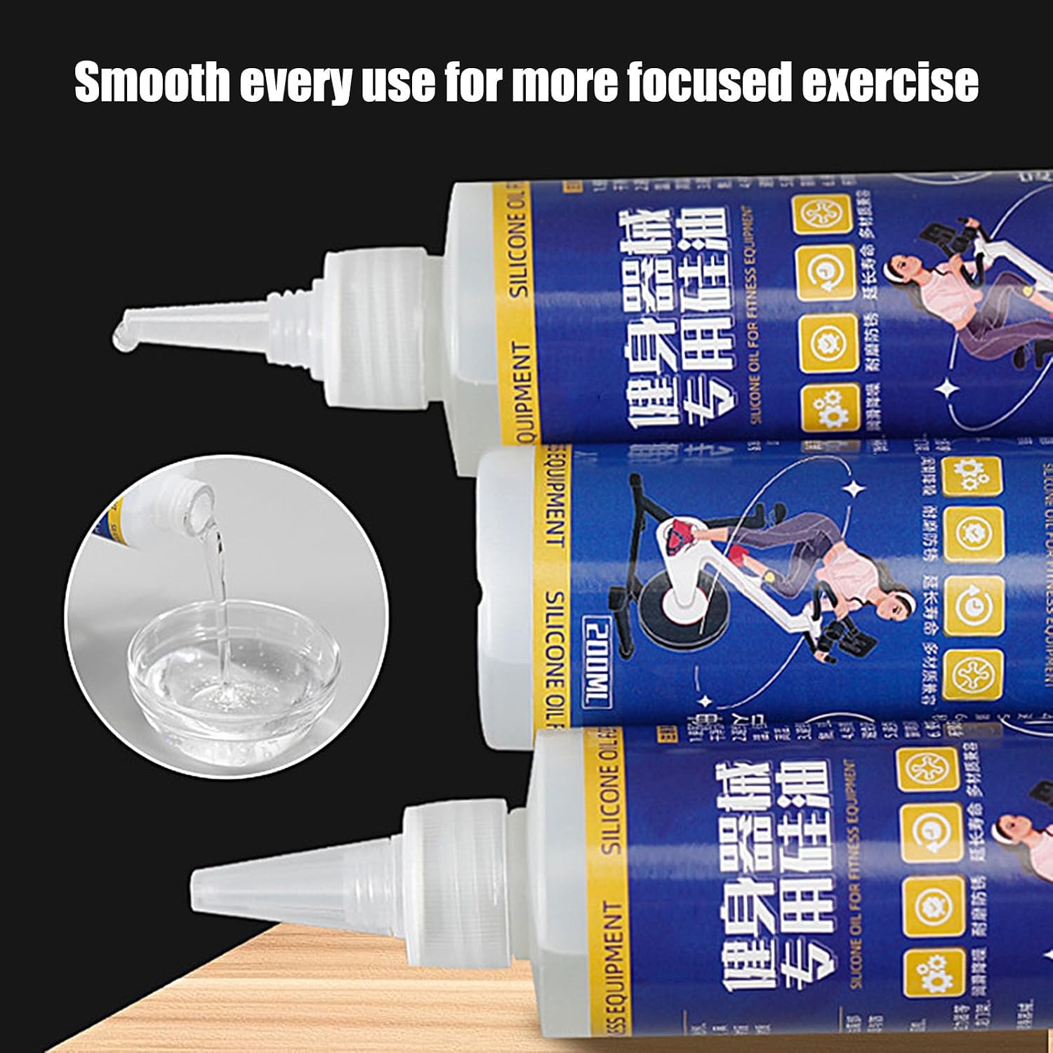 Exercise Machine Lubricant High Performance Easy Application Maintenance | Pilates Core Bed Equipment Lubes for Adults Professionals Enthusiasts Beginners Home