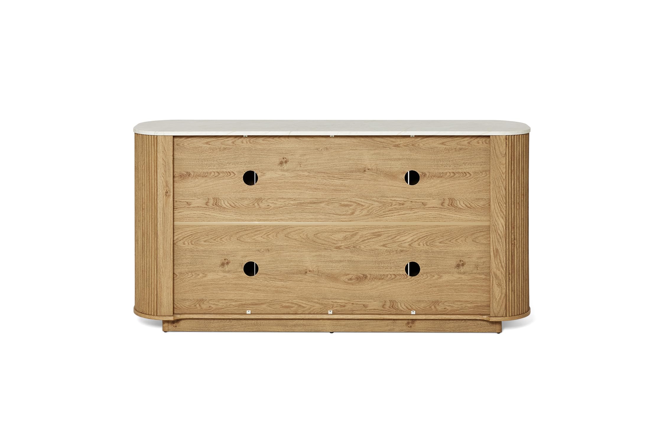 JAHNEK Sideboard Arrow SB 160 Montana Eiche/MARMOR Weiss