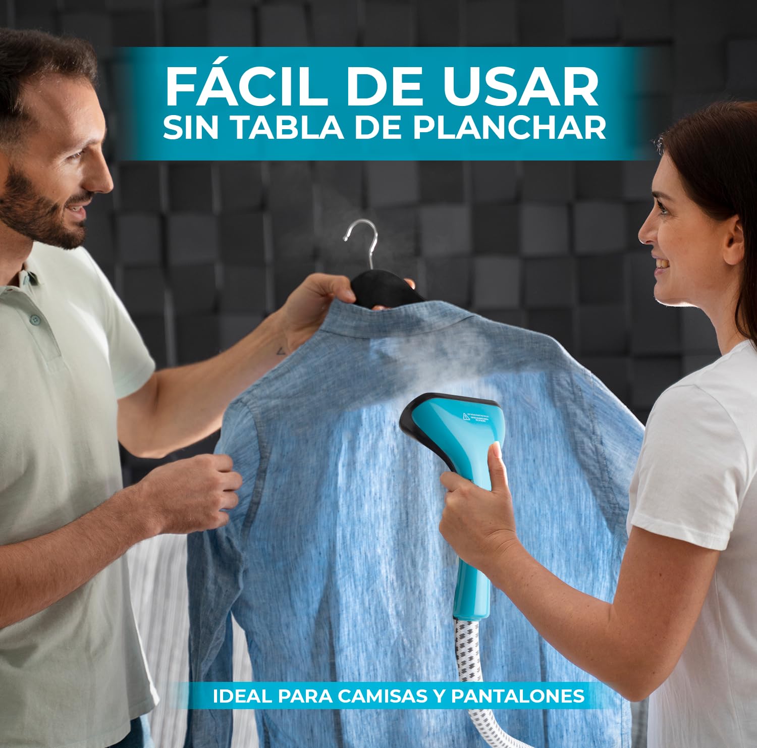 SOGO Plancha Vertical Vapor para Ropa con Perchero y Estante Telescópico 1900W y Capacidad de 1,9L – Plancha Ropa, Cortinas, Telas para Eliminar Arrugas - Plancha Vapor con Cepillo, Percha y Guante