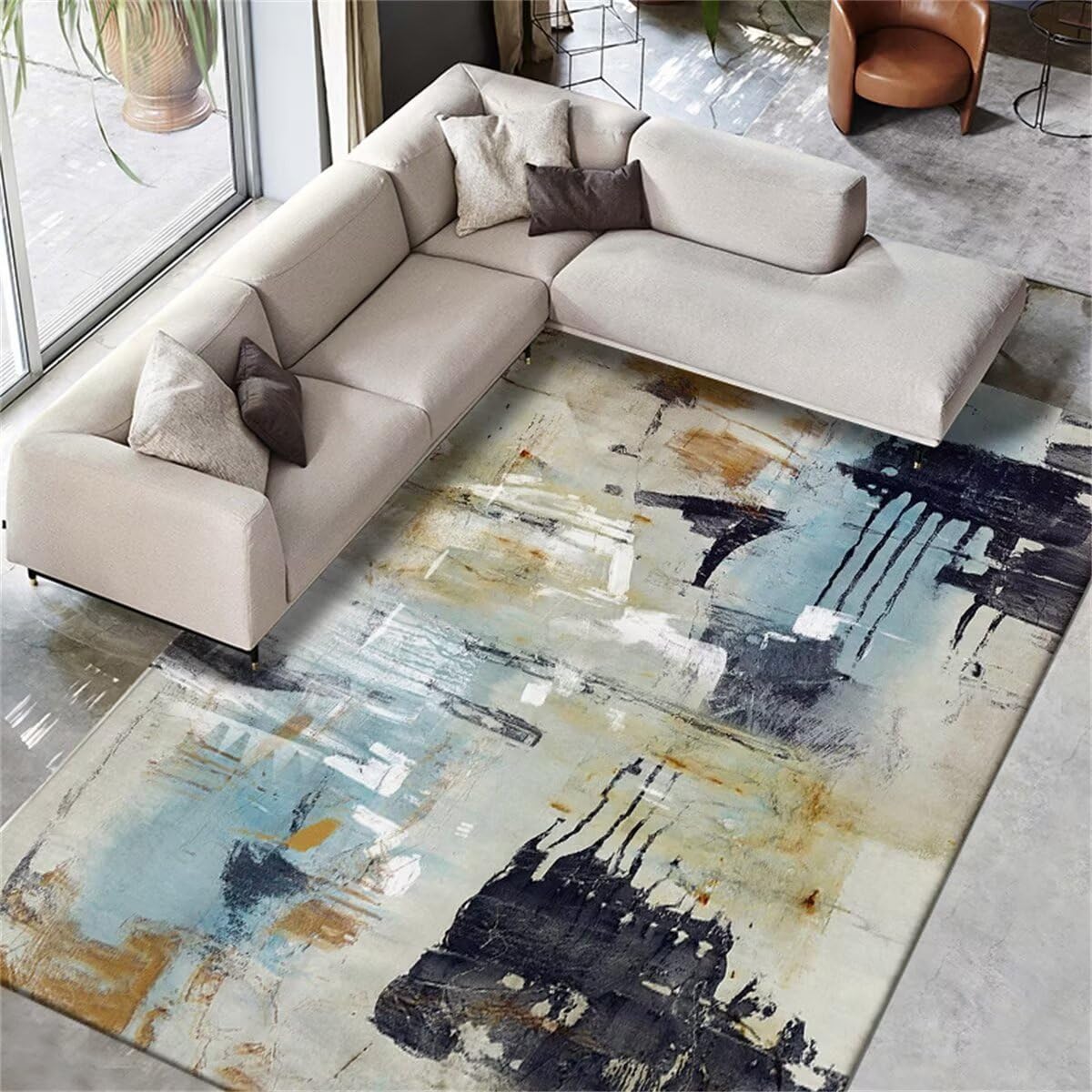 Coussin antidérapant tapis de chevet sécurisé pour chambre ado moderne
