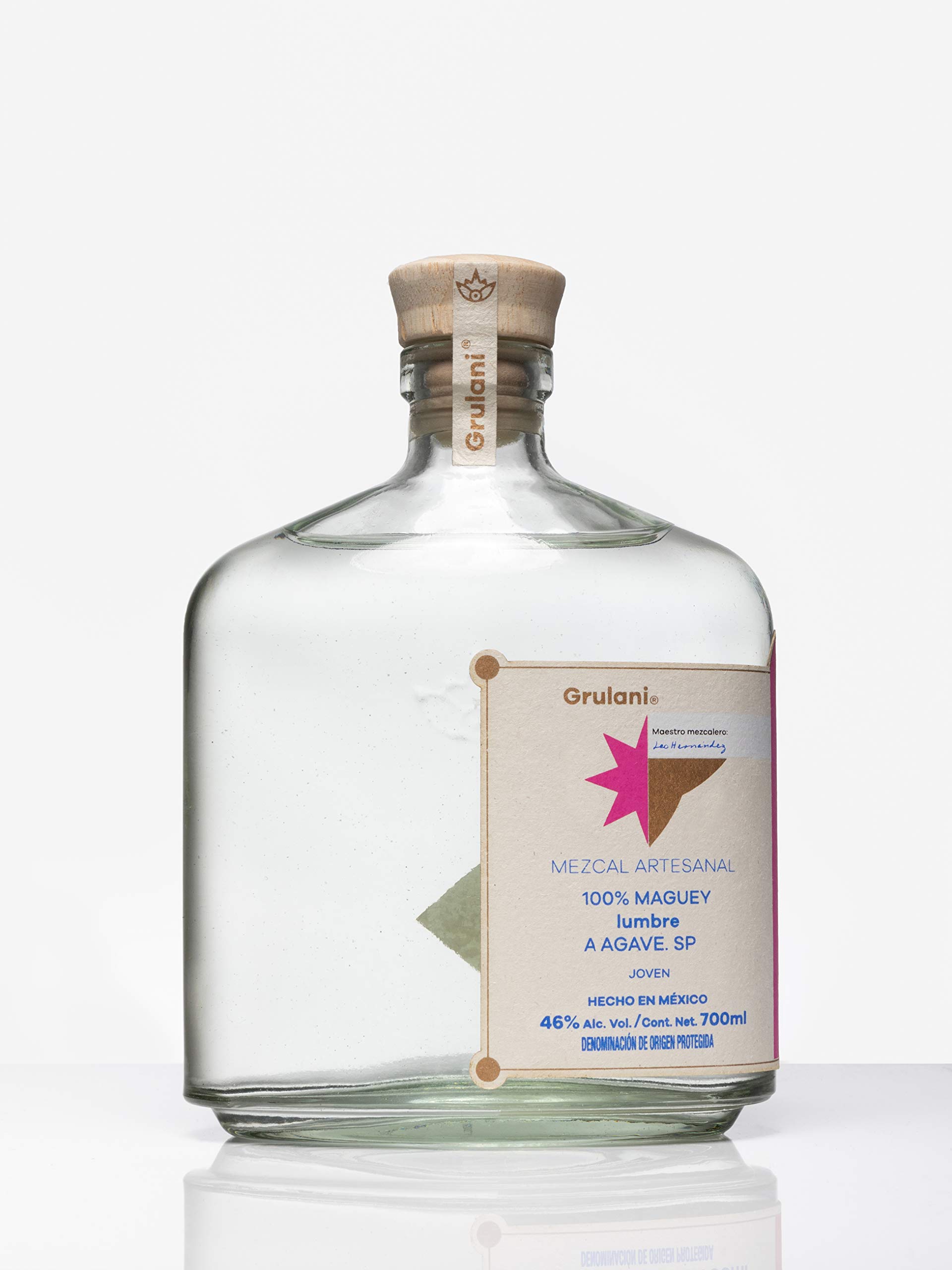 MEZCAL ARTESANAL GRULANI 100% Lumbre