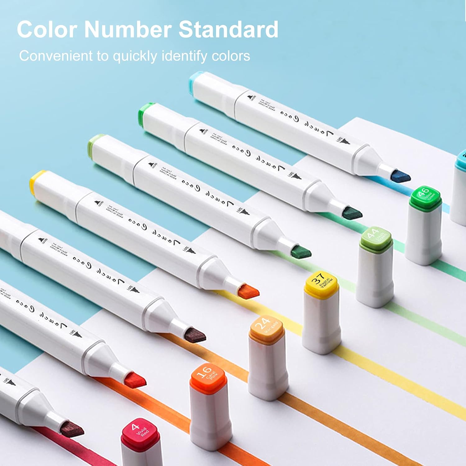 Alcohol Based Markers, Double Tipped Alcohol Brush Markers for Artist, Kids and Adults Coloring Drawing Illustrations, 48 Colors Alcohol Markers with Stand, a Marker case & 2 Extra Drawing Pens : Arts, Crafts & Sewing