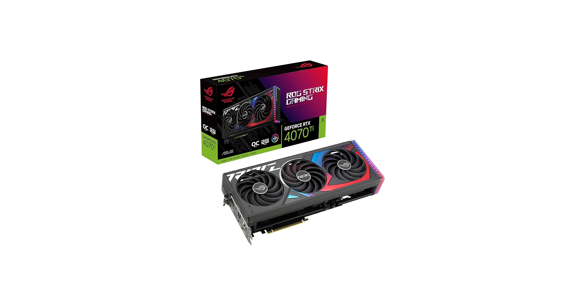 【美品】ASUS ROG STRIX GeForce RTX 4070 Ti Amazon.com: ASUS ROG Strix NVIDIA GeForce RTX™ 4070 Ti OC Edition