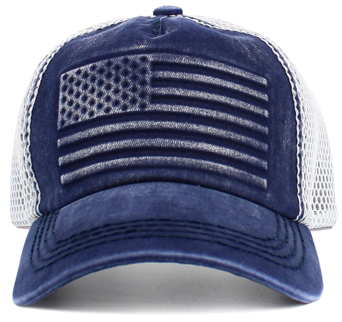 KBETHOS Flag USA America Military Thin Blue Line Thin Red Line Vintage Distressed Baseball Cap Dad Hat Unisex Adjustable…