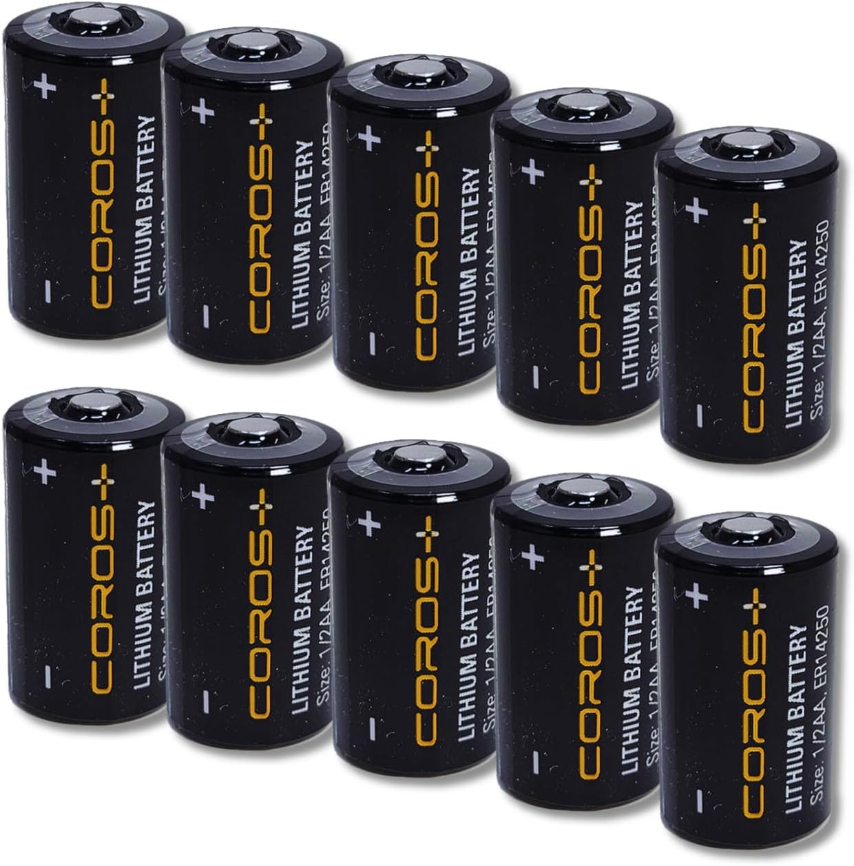 Premium Batteries Coros CLE-03 1/2 AA 3.6V Lithium Thionyl Chloride Battery (10 Count)