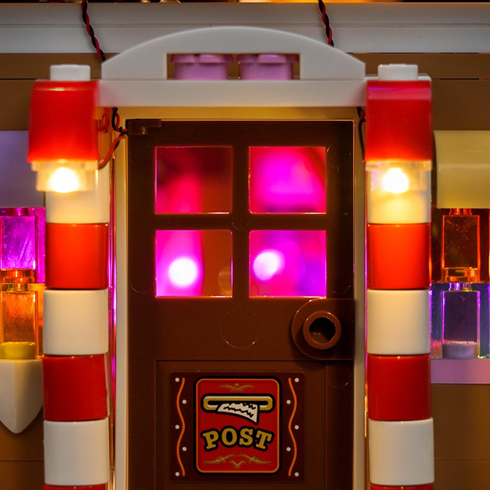 LocoLee Led Light Set Compatible with Lego 40809 Festive Gingerbread House Led Decoration Lighting Kit Compatible with Lego 40809 Building Blocks Model,Only Lights Set,No Model - Image 4
