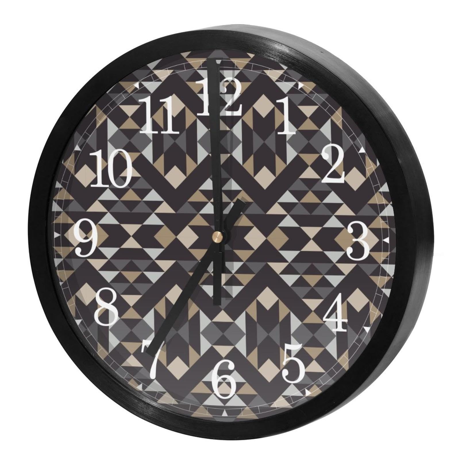 Horloge murale silencieuse à quartz de haute précision fonctionnant sur piles