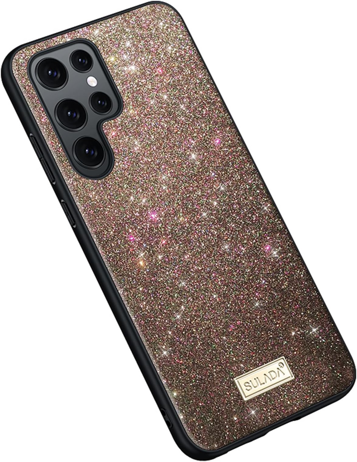 Case for Samsung Galaxy S21 Ultra/S21 Plus/S21, Stellar Shine Protective Phone Case, Shine Without Being Overstated,Brown,S21 Plus