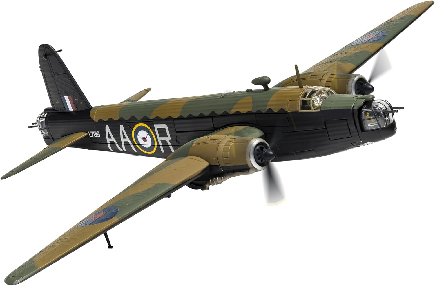 Corgi AA34812 Vickers Wellington Ward VC Model Airplane - Diecast Planes & Aircraft Models for Adults, Die Cast Aeroplane/Plane, Toy Airplanes - Gift for Young Aviation Fans, Birthday Gifts for Him