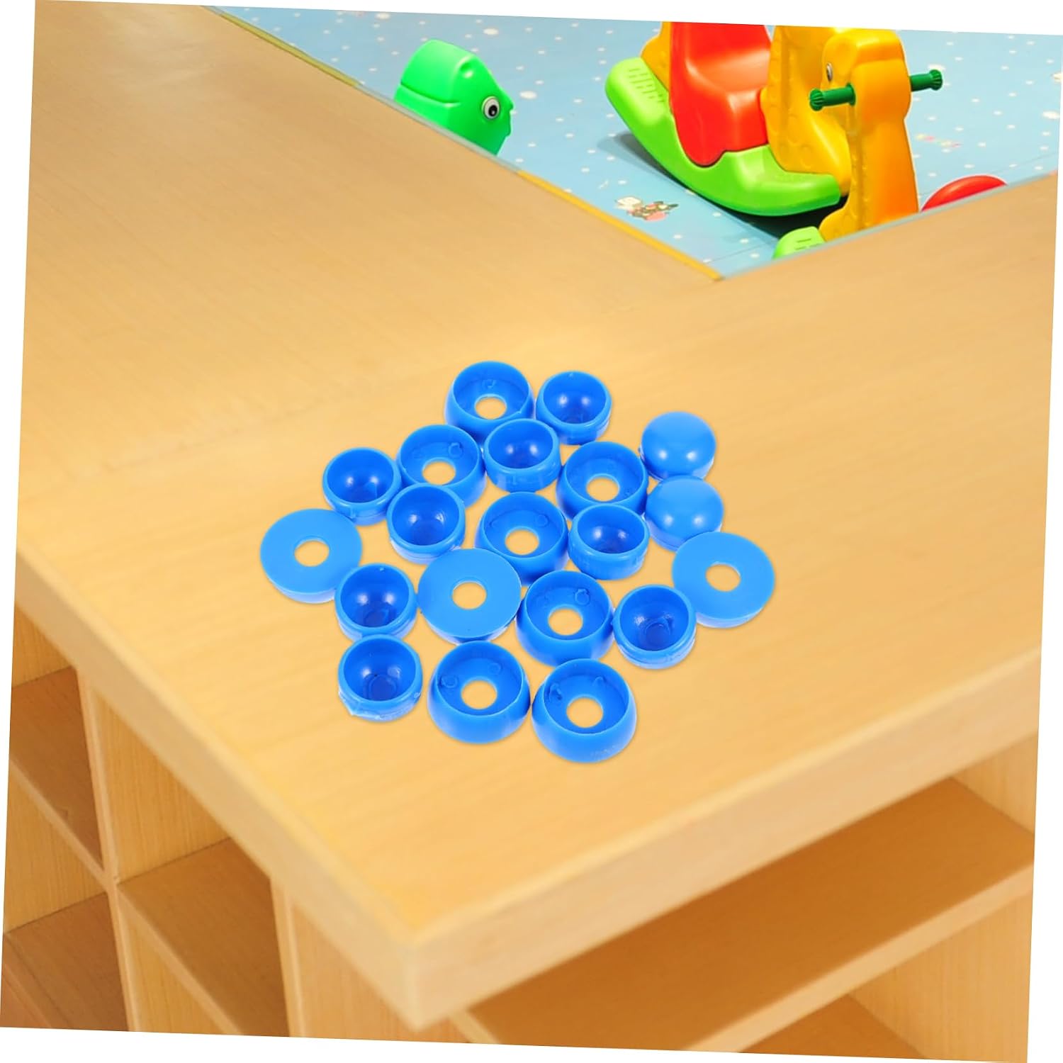 Playground Nut Caps Plastic Screw Bolt Covers Protective Caps for Outdoor Slide Equipment Kids Safety Easy Installation Durable 1.29X0.51X0.51In