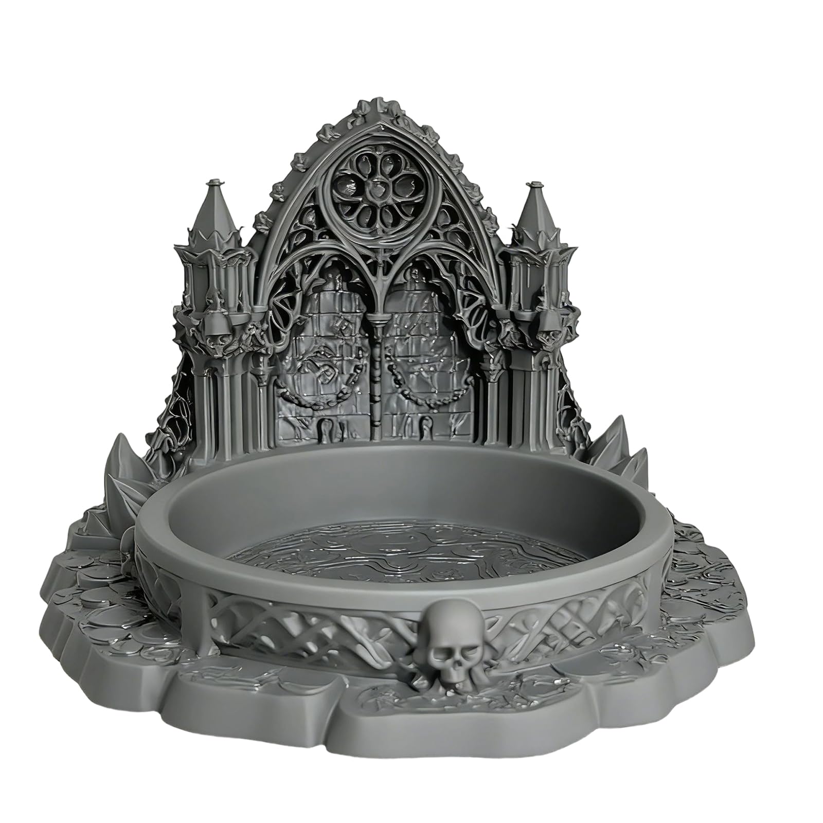 Zxfdsfdbnm Castles Decorative Tray for Home Decors Gothics Castles Trays Entryway Jewelry Organizers Trinket Dishes Decorative for Home