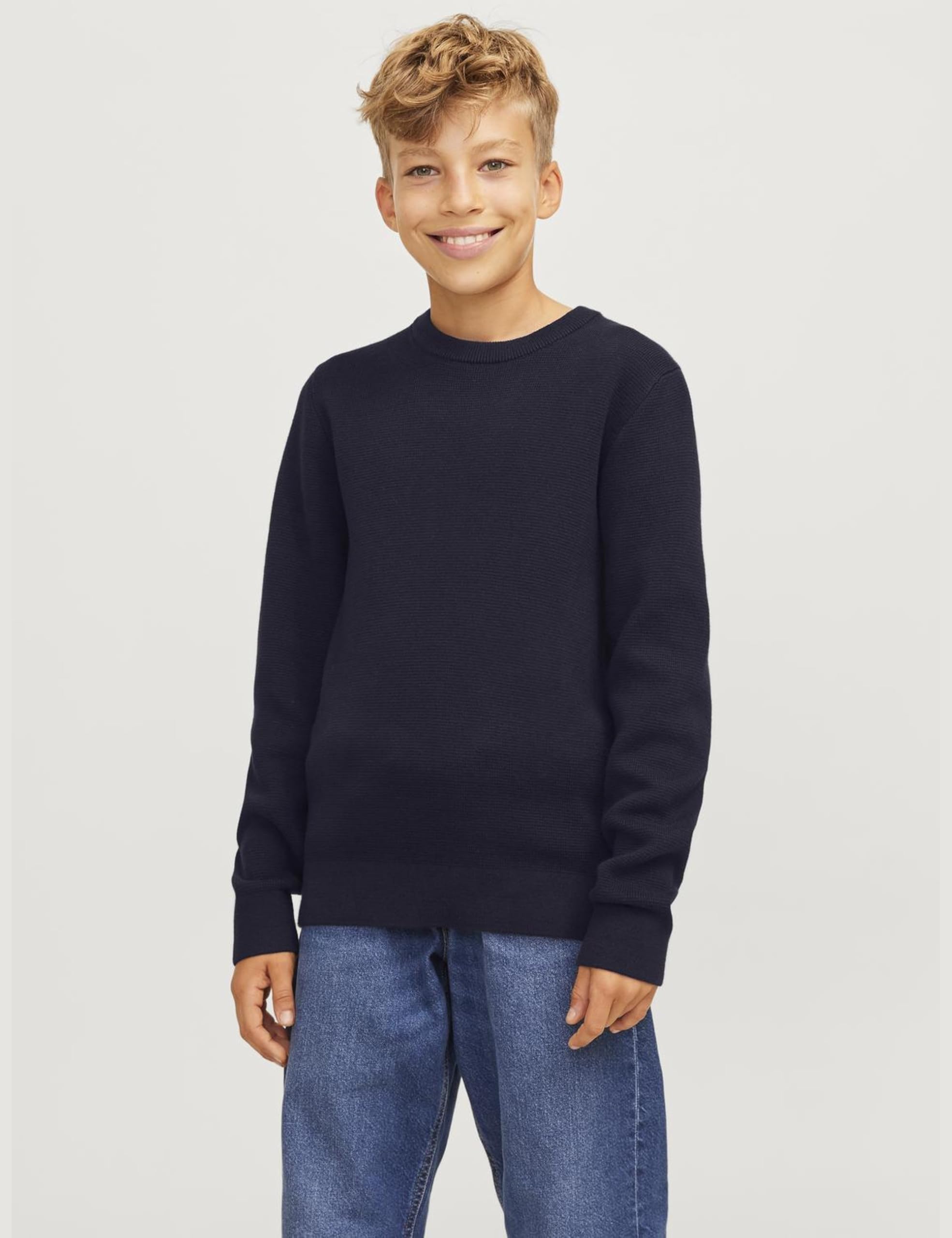 JACK & JONES Herren Jprblamilano Stitch Knit Crew Neck Jnr