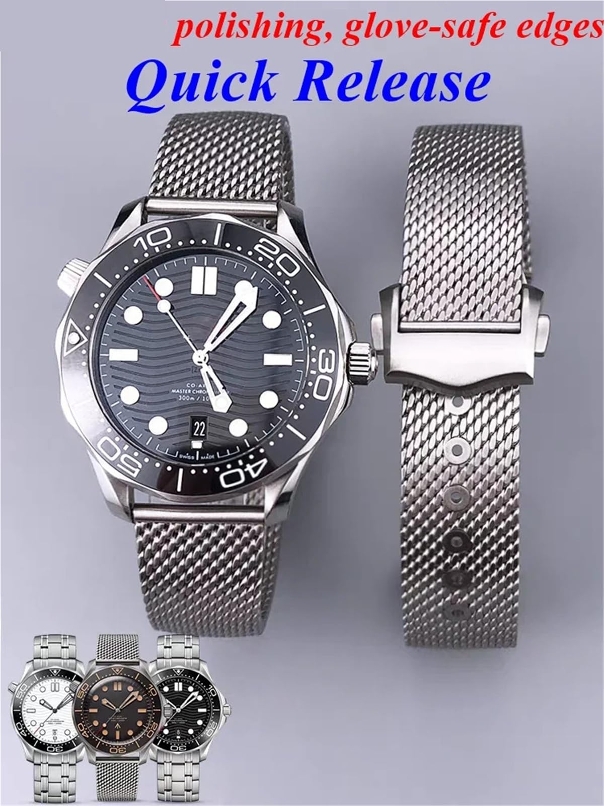 Cinturino Per Orologio In Metallo Bracciale in acciaio inossidabile