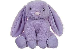 Floppy Bluey - Purple Bunny Plush Stuffed Animal With Fluffy Soft Ears