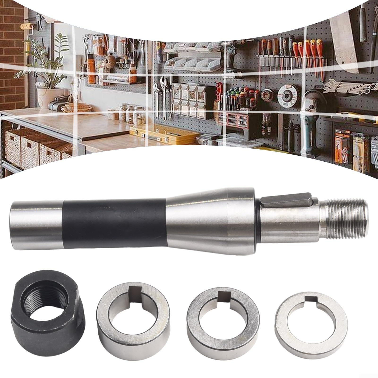 Supporto Fresa per r8 per Tagliente 22mm Filetto 7/16 Supporto