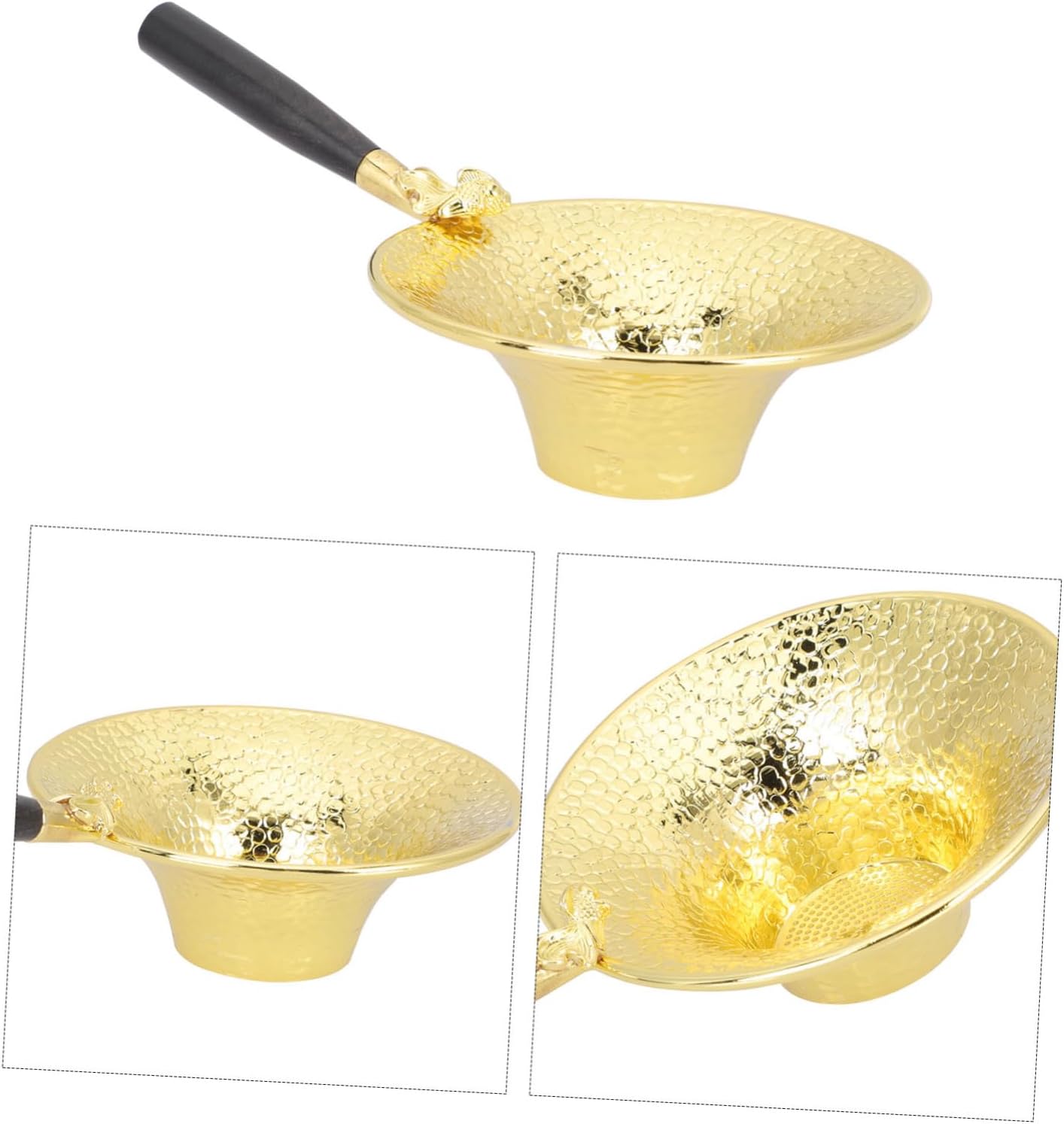 ABOOFAN Decorative Tea Infuser with Long Handle Premium Tea Filter for Home Office Stylish Tea Strainer for Loose Leaf Tea for Tea Lovers