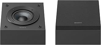 Sony CS Speakers, SS-CSEM2 Dolby Atmos Enabled Upfiring Height Speakers (Pair), 2025 Model