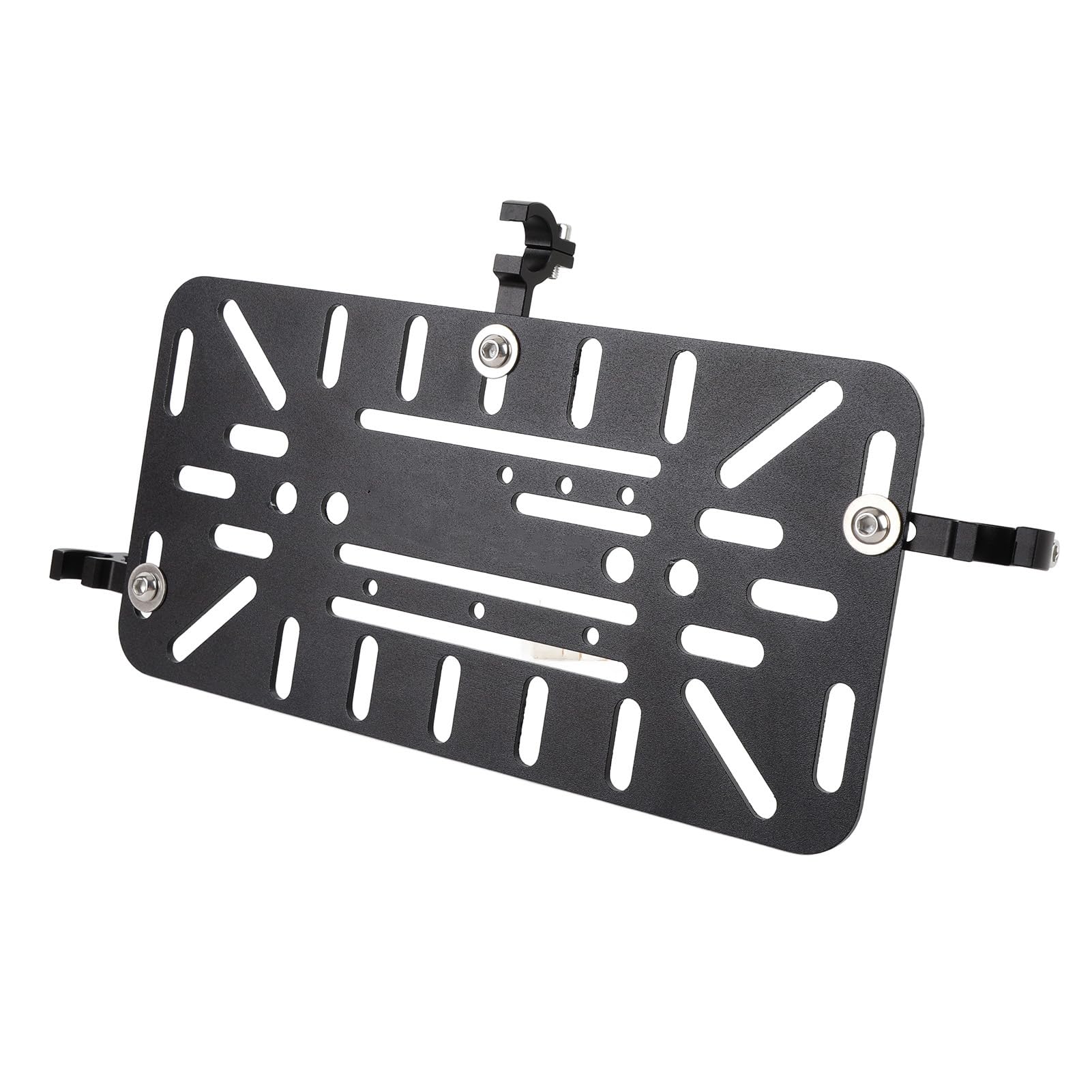 Soporte de Soporte para Bolsa Lateral de Motocicleta, Estante para Alforjas a Prueba de óxido de Aleación de Aluminio, para Bolsa Resistente a la Decoloración con 3 Clips de Sujeción y