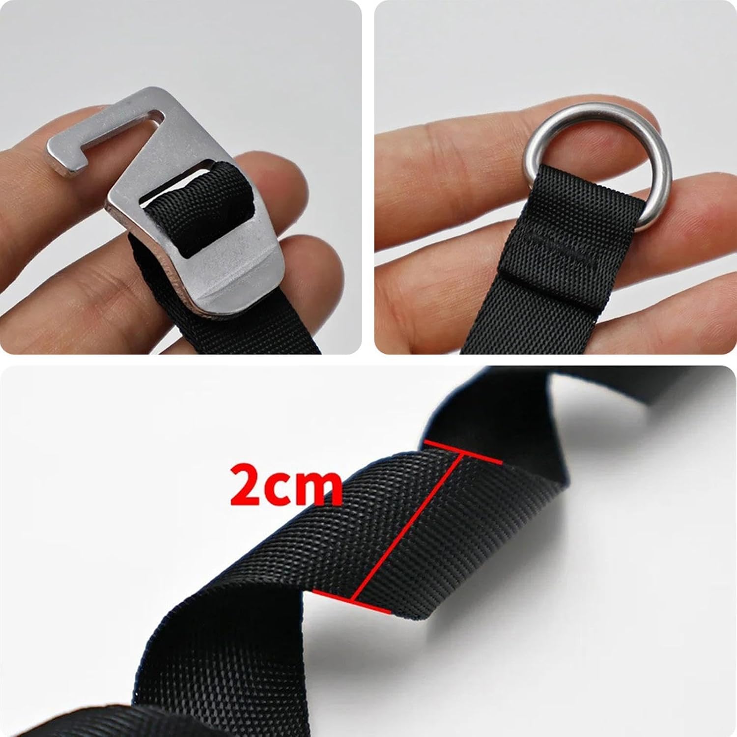 Camper Awning Tie Down Kit,6-Piece Heavy-Duty Adjustable Fasteners | Camper Awning Accessories | for Truck Kayak Tent Canopy Boat Window Bed Camping Outdoor