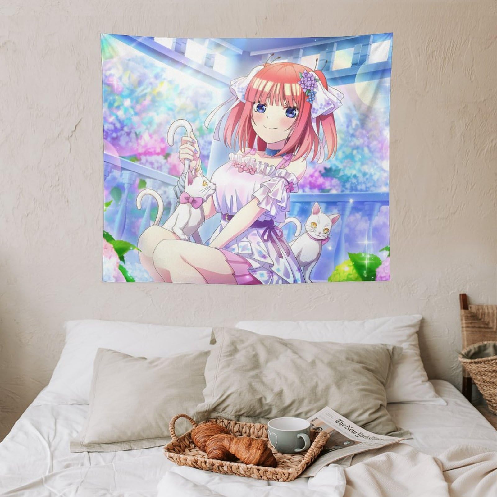 Amazon.co.jp: 五等分の花嫁 中野二乃 タペストリー 壁掛け 多