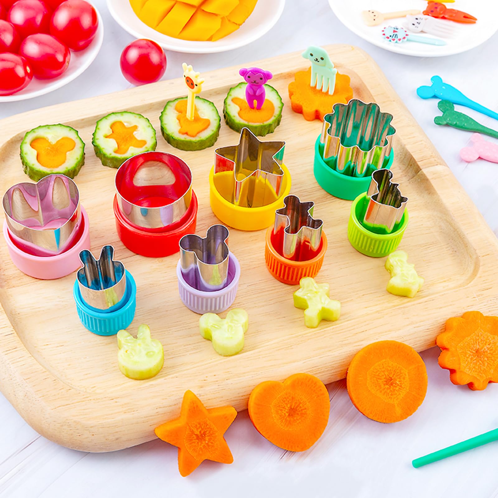 RVS Uitsteekset Dino - Brood, fruit & groente – De