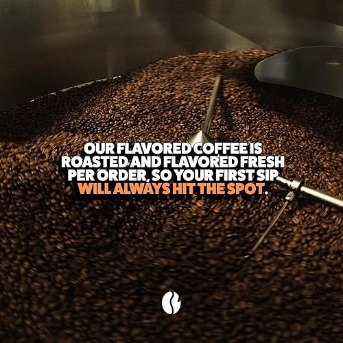 Miniatura 5 de Fresh Roasted Coffee, Café con sabor a coco, 12 onzas, tostado medio, Kosher, molido