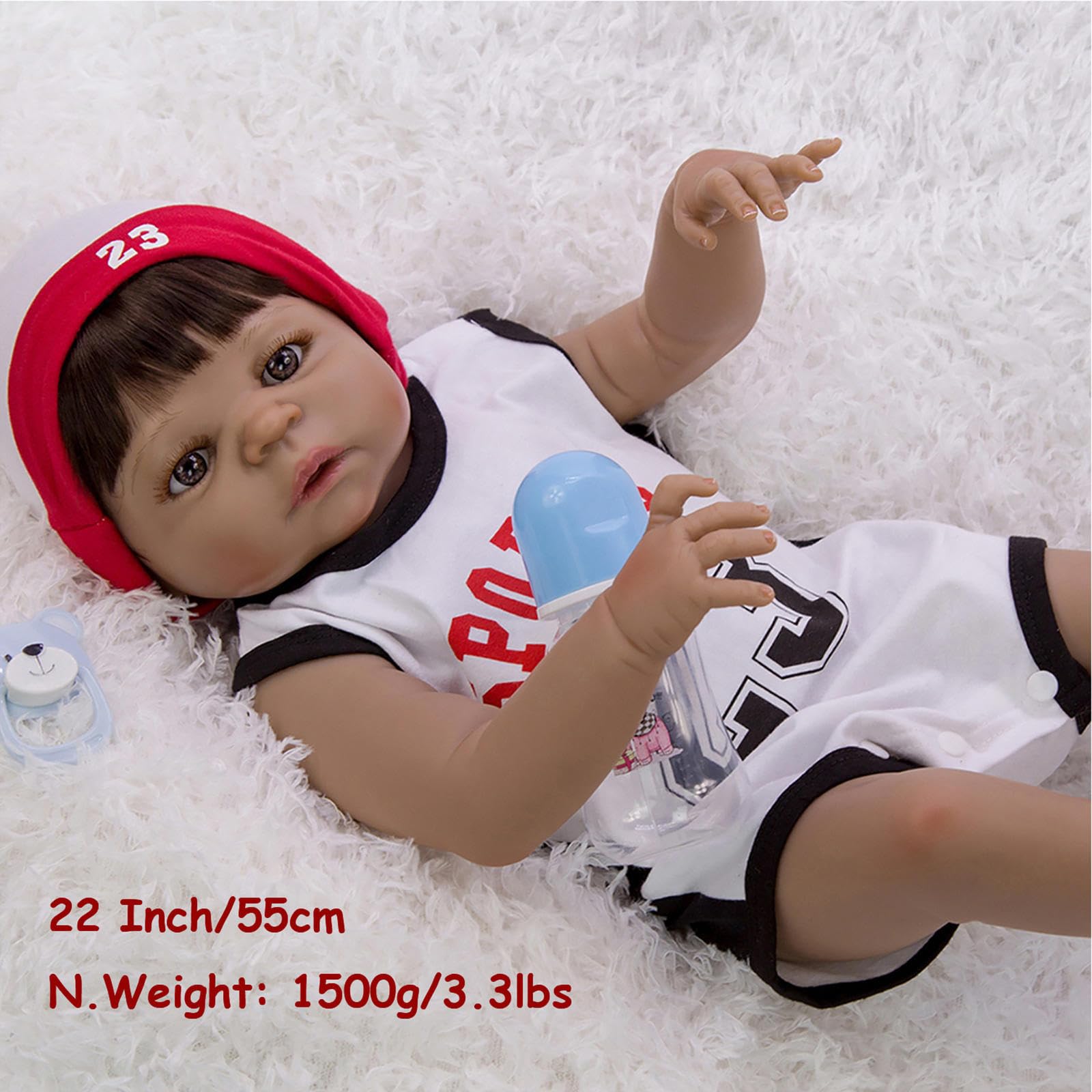 Amazon.co.jp: 赤ちゃん 人形, 20インチ 50cm アメリカンドール 全身