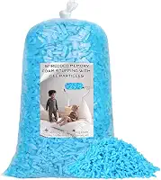 Enchimento de saco de feijão, enchimento de espuma de memória desfiada de 2,7 kg, enchimento de cadeira de saco de feijão, enchimento de refil de saco de feijão, enchimento de saco de pancada