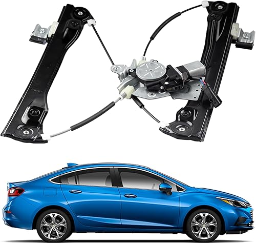 Covnikyer Elevalunas eléctrico con motor compatible con Chevrolet Cruze 2011-2016 Reemplazo Elevalunas delantero derecho del lado del pasajero