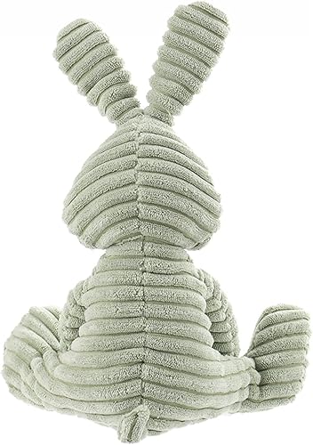Miniatura 3 de Apricot Lamb Toys - Conejo de pana de peluche, suave, perfecto para niños (conejo verde, 8.5 pulgadas)