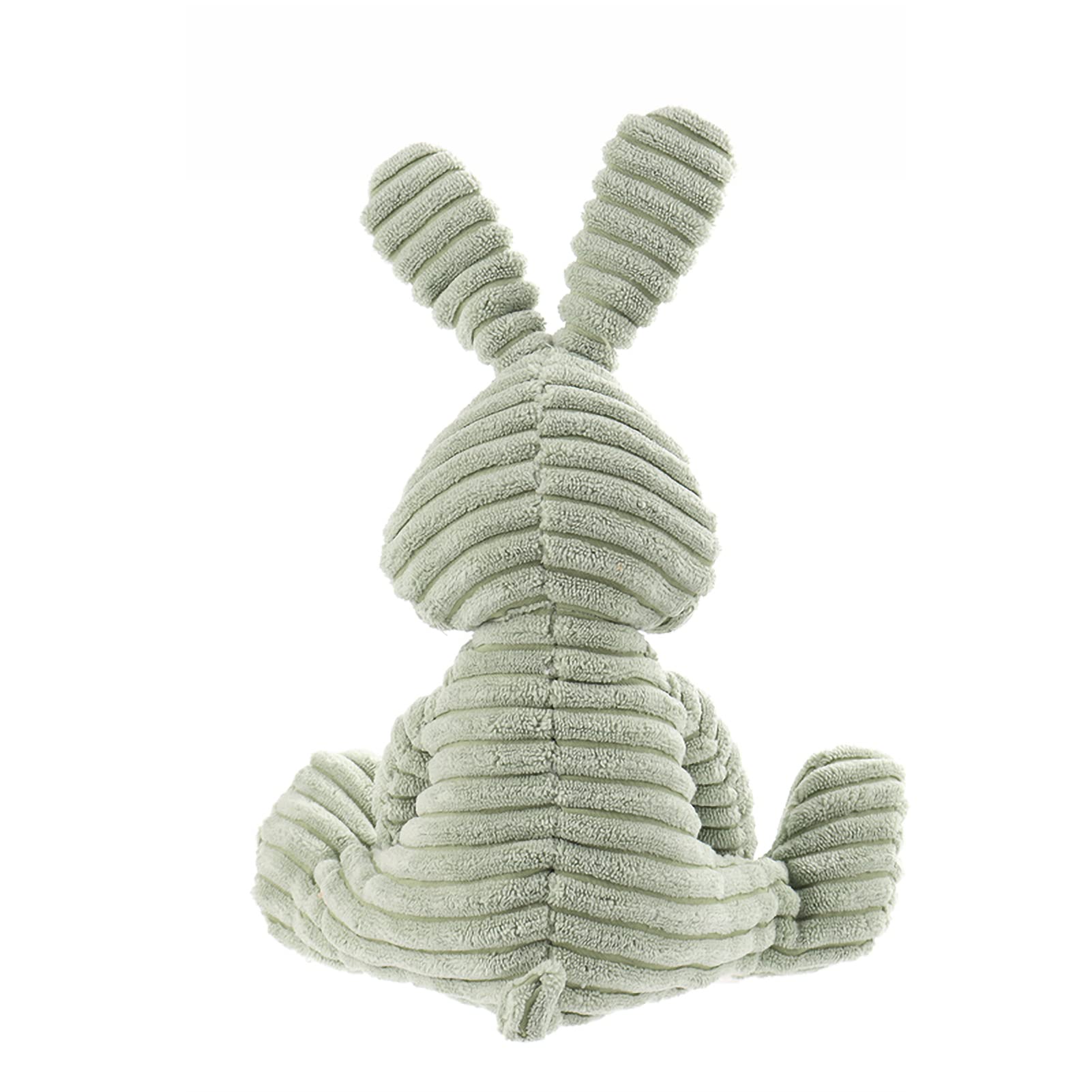 Lapin En Peluche Velours Côtelé, 21 Cm – Tout Doux, Idéal Pour Câliner, Cadeau Pour Enfant