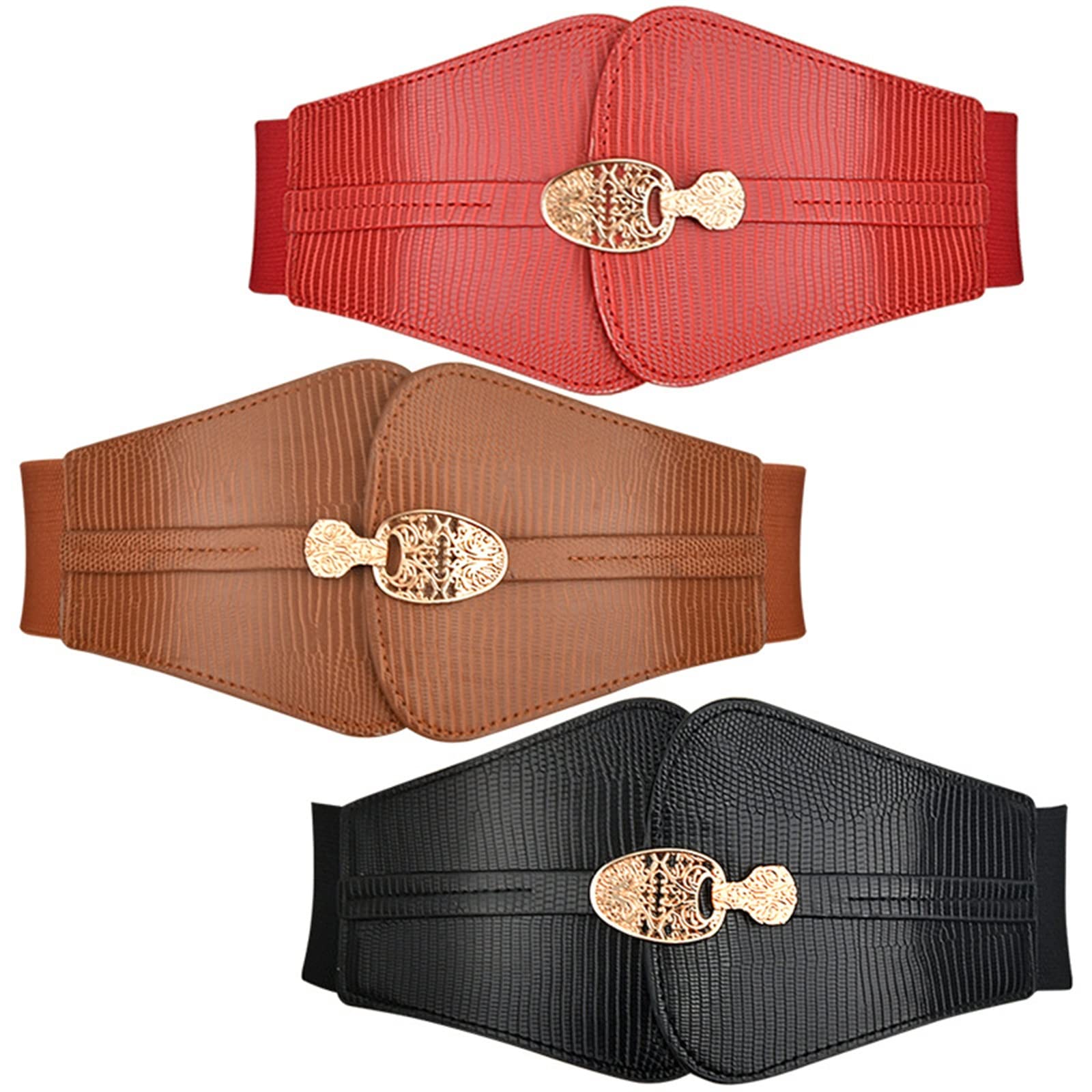 Ceinture Corset élastique pour Femmes Ceinture Large élastique à Franges for Femmes, Accessoires de Jupe décorative