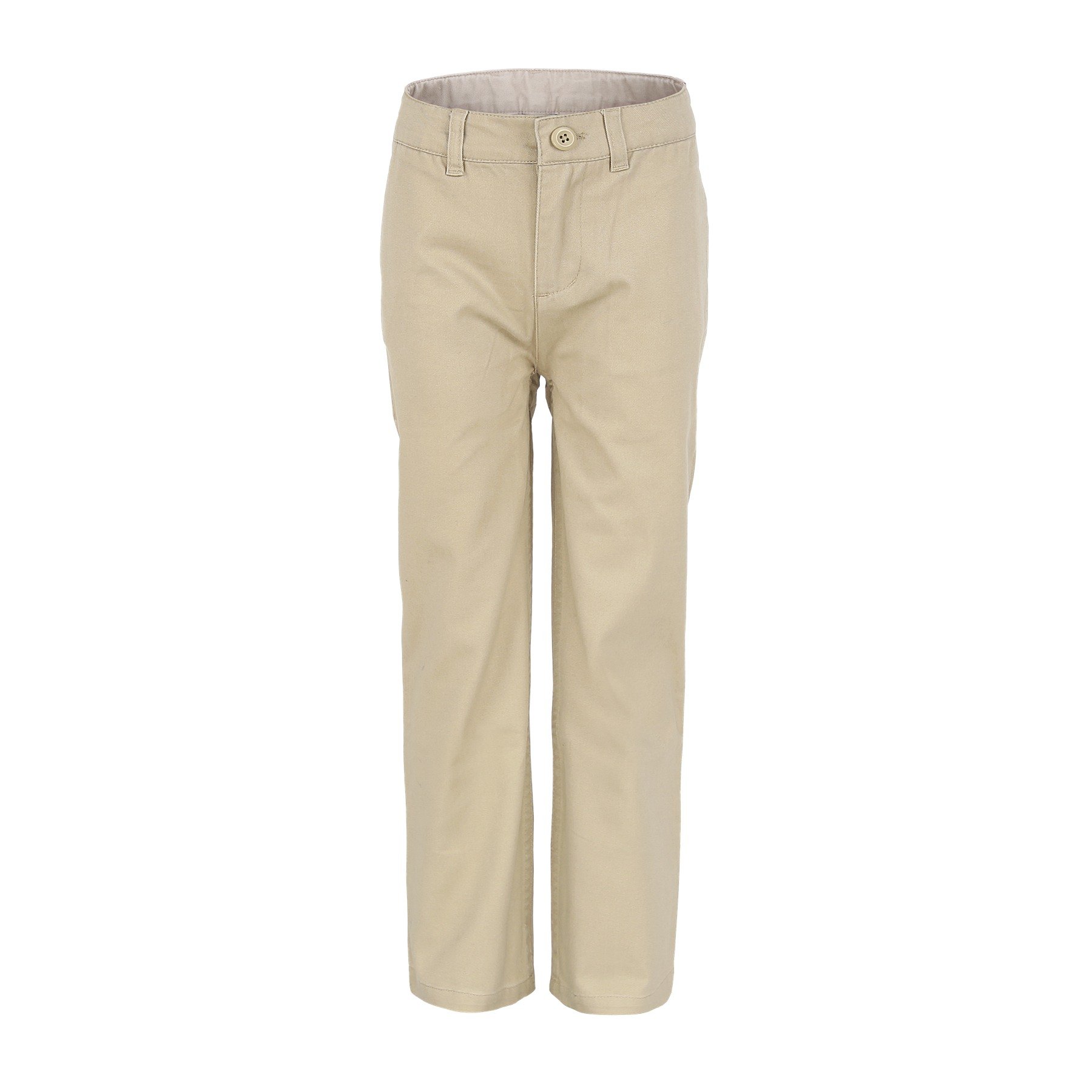 Bienzoe Niño Uniformes Escolares Algodón Cintura Ajustable Pantalon